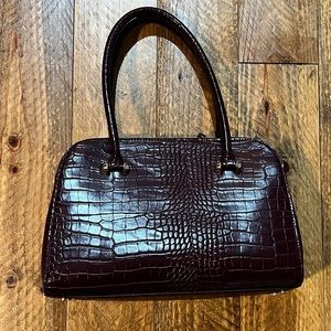 Hush Puppies faux croc leather handbag